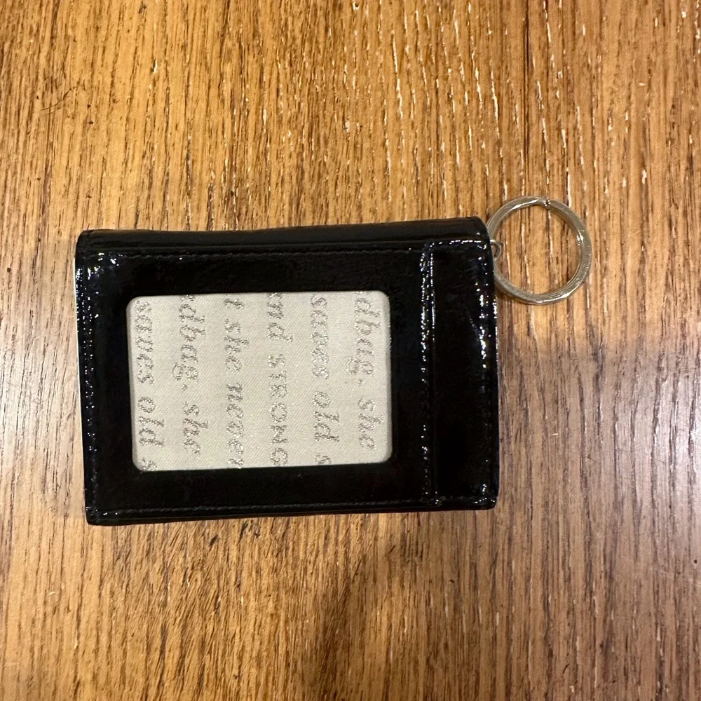 KATE SPADE Mini Black Wallet with Keyring - Picture 2 of 5
